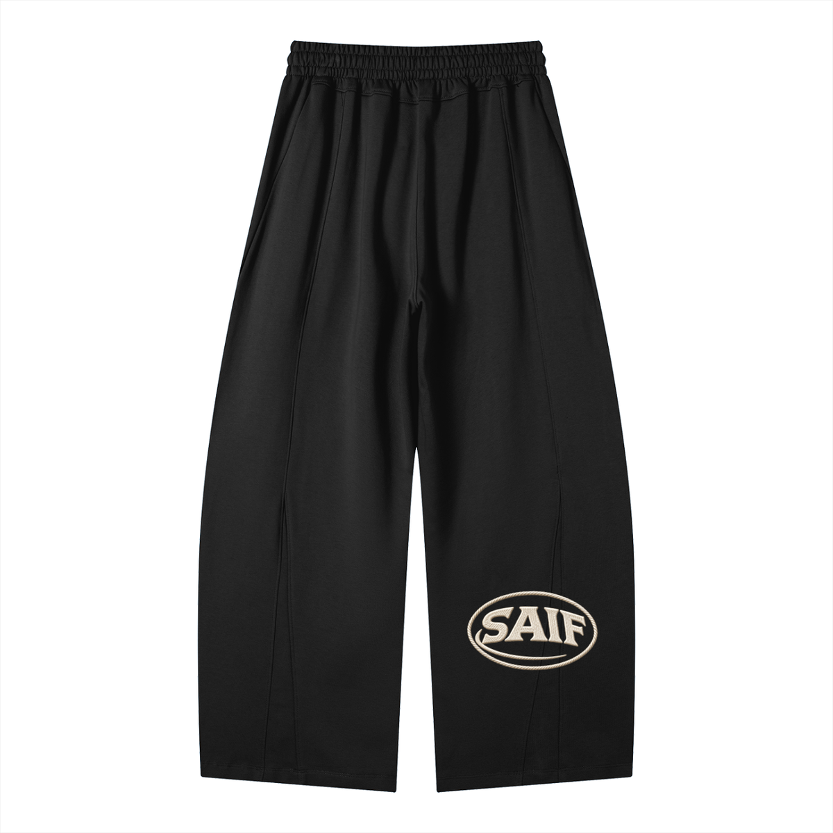 Heavyweight Wide Leg Panel Sweatpants