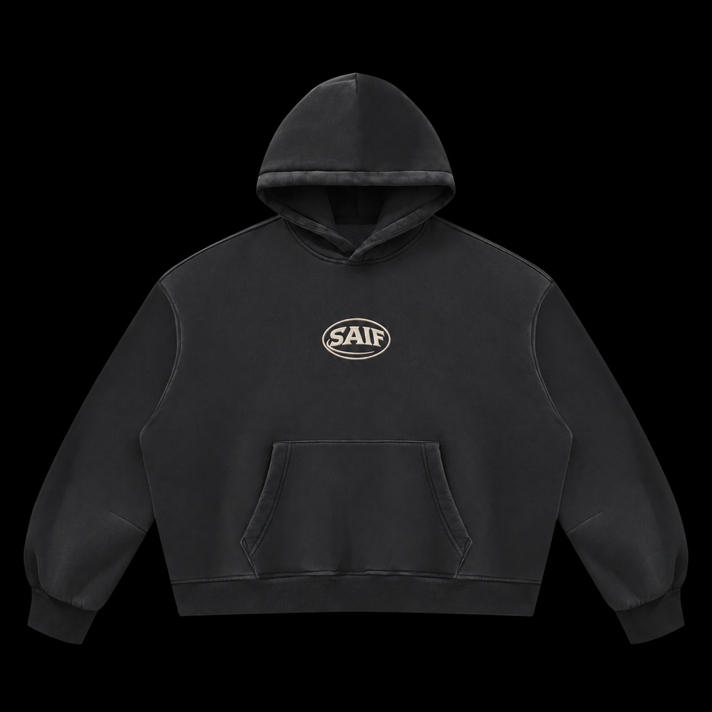 THE FORM FLEECE HOODIE - OBSIDIAN
