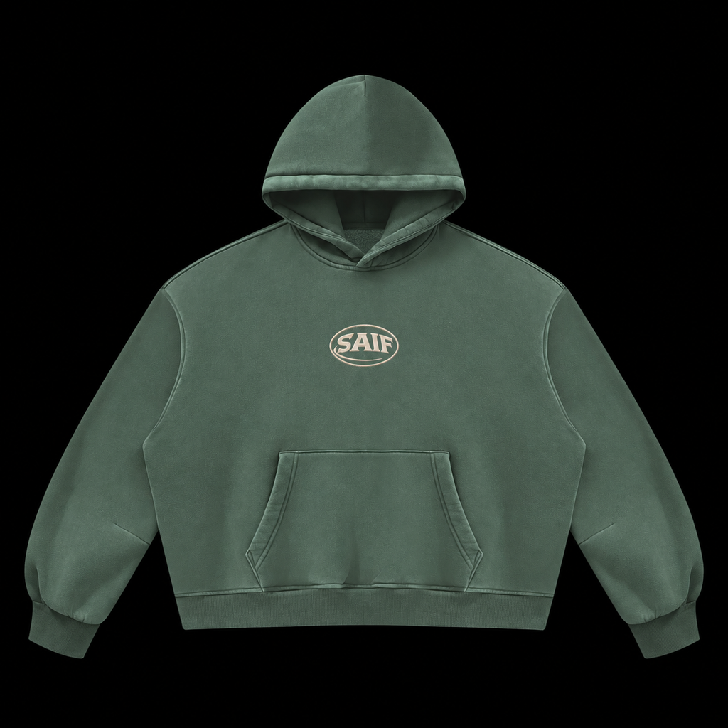 THE FORM FLEECE HOODIE - EUCALYPTUS
