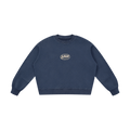 The Core Crew in Deep Tide navy, front view with SAIF logo on a transparent background.