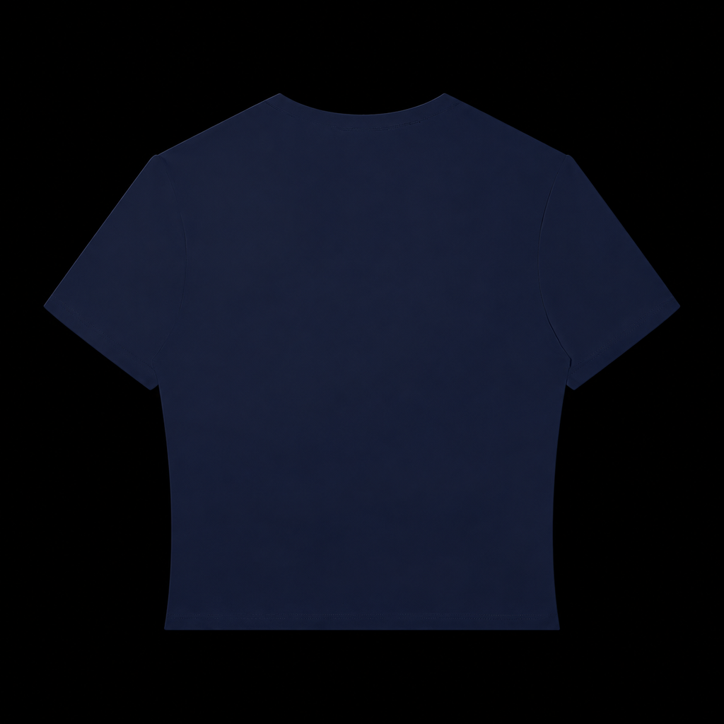 THE SCULPT CROP TEE - DEEP END