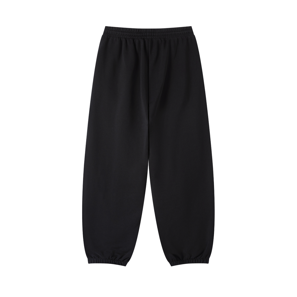 The Sunday Set joggers in Carbon, back view